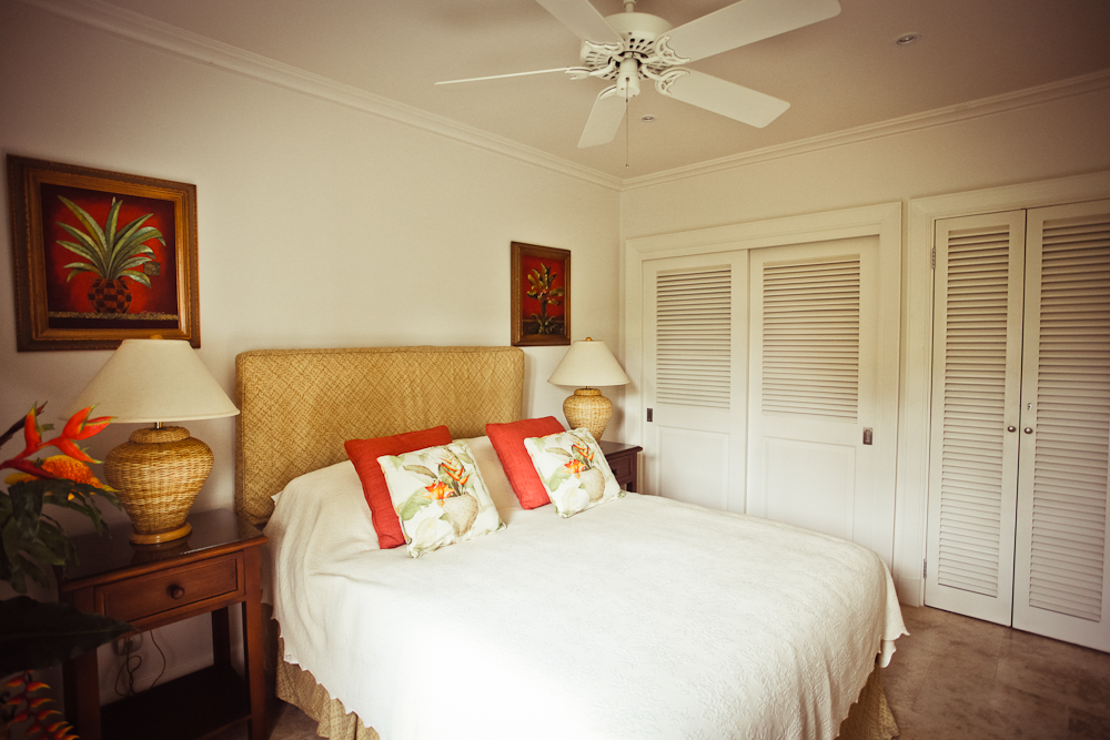Jus Chillin Rental Villa, Barbados. Queensize bedroom